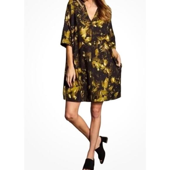 Bryn Walker Womens Bingley Tunic Dress Sz. S Women Floral Luna Print Lagenlook - Picture 4 of 16